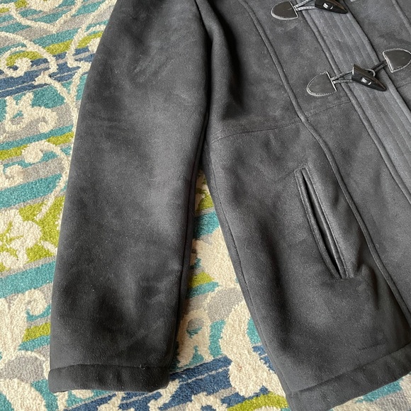 Women’s Sonoma Black Faux Suede & Fur Lined Jacket - Picture 11 of 14